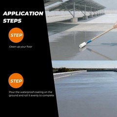 Waterproof Sealant, Grey, 1 Gallon, Interior/Exterior Roof & Basement,Coverag…