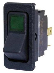 Eaton 8005K23n313v32 Rocker Switch, Off/None/On, 1/4 In Tab