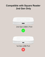 Dock for Square Reader 2Nd Generation, Holder Stand for Square Card Reader 2 Gen