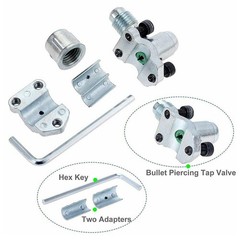 4PCS BPV-31 Bullet Piercing Valve Line Tap Valve Replace for HVAC Refrigeration