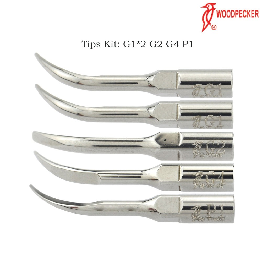 Woodpecker Dental Piezo Scaler Handpiece Tips G1 P1 GD1 PD1 HW-5L HD-7L DTE UDS