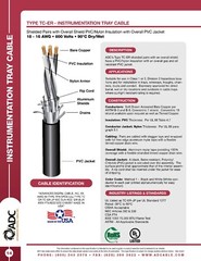 Advanced Digital Cable 6802SPOS 18/2P Ind+Overall Shield SPOS TC-ER-JP 600V/25ft