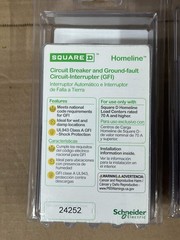 New Square D Homeline 20 Amp 2-Pole GFCI Breaker HOM220GFIC 120/240V Lot of 4