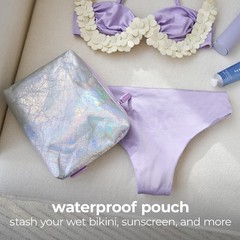 Case-Mate Essential Crinkle Makeup Bag – Waterproof Zipper Pouch – Daily Use …