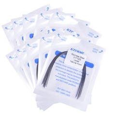 AZDENT Dental Orthodontic Stainless steel Arch Wire (rectangular) Natural Form
