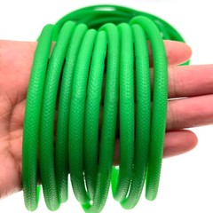 Green Polyurethane Conveyor Belts PU Round Drive Belt Meltable Cord Dia 1mm-18mm