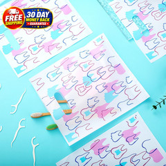 300 Pcs Tooth Merchandise Bags with Inches, as shown in pictures
