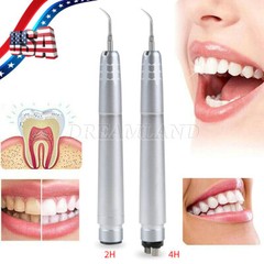 Kavo Style Dental Air Scaler Handpiece Sonic Scaler Cleaner 2/4Holes w/3pcs Tips