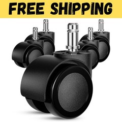 Office Chair Wheels Replacement 5 Pcs 2 Inch Office Chair Casters Heavy Duty