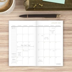 AT-A-GLANCE 2027-2028 Planner, 2 Year Monthly 3.5″ x 6″, Floral