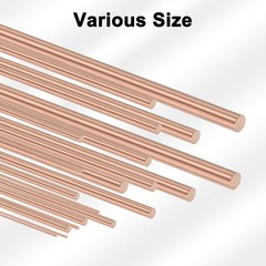 2-Pack Copper Round Rod 4mm x 250mm T2 Copper Stock