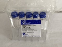 (95) GENESEE GenClone 75.0cm2 PS Cell Culture Flasks w/Vented Cap 25-214