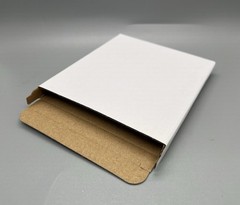 50 PCS White Corrugated Cardboard CD Craft Mailer, 5.5″X5.0″X0.5″, Sturdy, JS87