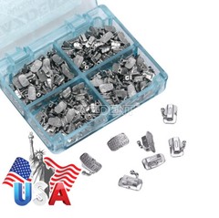 50Set AZDENT Dental Orthodontic Buccal Tube 1st Molar Roth.022 Bondable Non-Conv