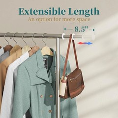Versatile 65” Chrome Garment Rack – Durable Rolling Organizer for Any Room