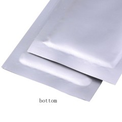 Different Sizes Flat Premium Heavy-Duty Aluminum Silver Zip Lock Pouch Bag M