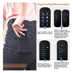Language Translation Device 139+Languages Two-Way Instant Voice Photo Translator