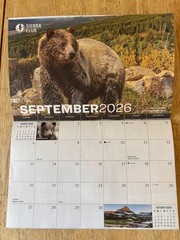 Sierra Club – Wildlife & Wetlands -2026-2027 Small ACADEMIC Calendar – 12 Months