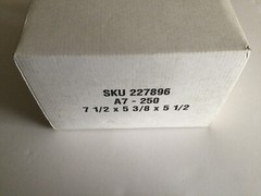 JAM Paper A7 Translucent/Clear Envelopes 5.25 x 7.25. 12 Packs Of 25 Envelopes.