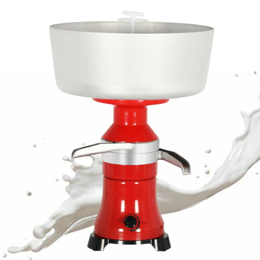 Electric Fresh Milk Cream Centrifugal Separator 100L/H Metal Speed Adjustable