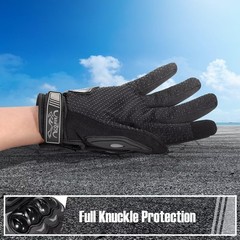 Motorcycle Gloves for Men and Women, Full Finger Touchscreen Motorbike Gloves…