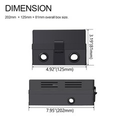 12V Fuse Relay Box, 10 Slots Relay Holder 15 Slots ATC/ATO Fuse Holder, Universa