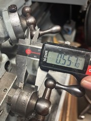 South Bend H-10 lathe Cross Feed Large 3″ dial,easy read (Fits over ~1.51″ dial)
