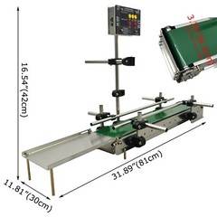 Optical Fiber Intelligent Belt Conveyor Double Guardrail for Filling Machine