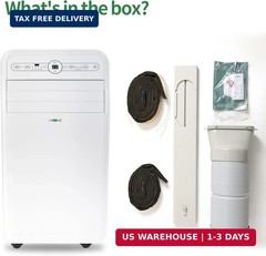 Uhome 12000 BTU Portable Air Conditioner w/Heater up to 450 Sq. Ft, Ac Heater Co