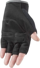 Men’s Extra Large Fingerless Work Gloves – Durable Synthetic Leather Palm