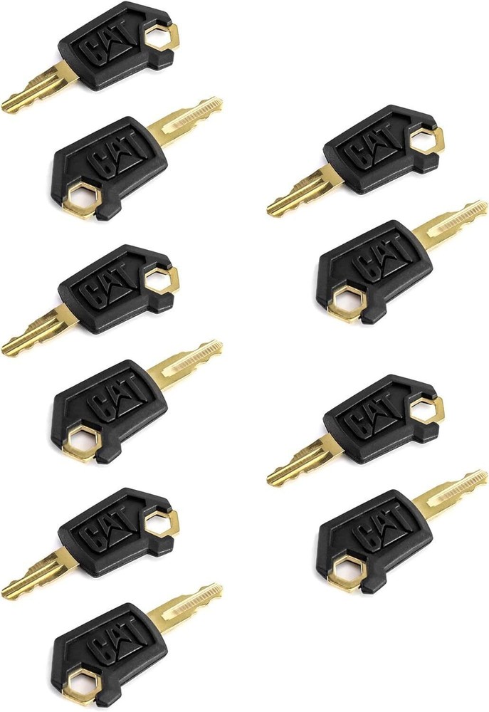 10PCS CAT Caterpillar 5P-8500 Heavy Equipment Ignition Keys 5P8500 Excavator .