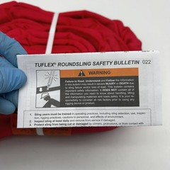 Lift-All Tuflex EN150 Red Endless Round Sling ZEN150X8’6″ Load Limit 13,200 lbs