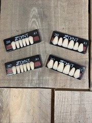 Z dent Synthetic Polymer False Teeth 2 Sets of 12 for 24 Total Size 266 267 A1