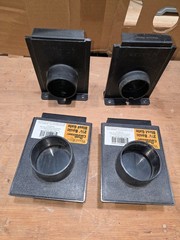 4ea 2 1/2 inch Dust Collection Blast Gates