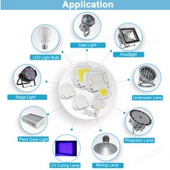 3W High Power Smd Led Chip 3 Watt Royal Blue Infrared Rgb Light Emitting Diodes