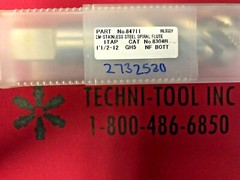 Greenfield 1 1/2-12 X 6 1/2 OAL NF GH5 HSS Spiral 4FL Bottoming Tap 2732530