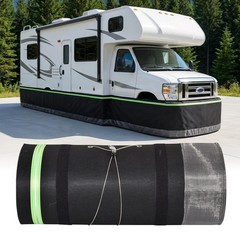 RV Skirting, Easy Installation 360-Degree Mobile Home Skirting with Stainless