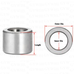 GCR15 Bearing Steel Standoff Spacers 12mm 13mm 14mm 15mm Round Spacer Bushing
