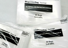 6Mil Thick Clear Reloc Zippit Bags 150 Assortment 3 Sizes 4×6 5×8 6×9 50 Each