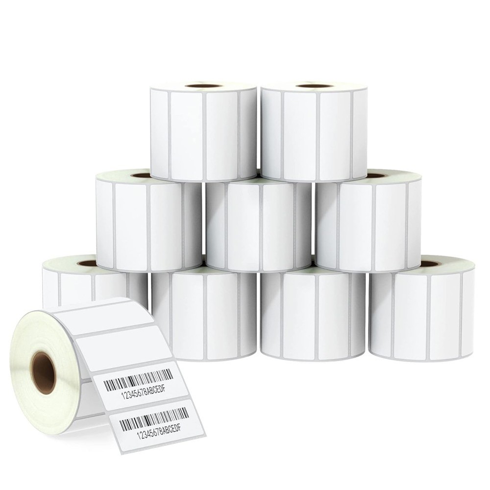 1″x2 5/8″ Direct Thermal Labels 2000/Roll Barcodes Shipping Stickers FBA FNSKU