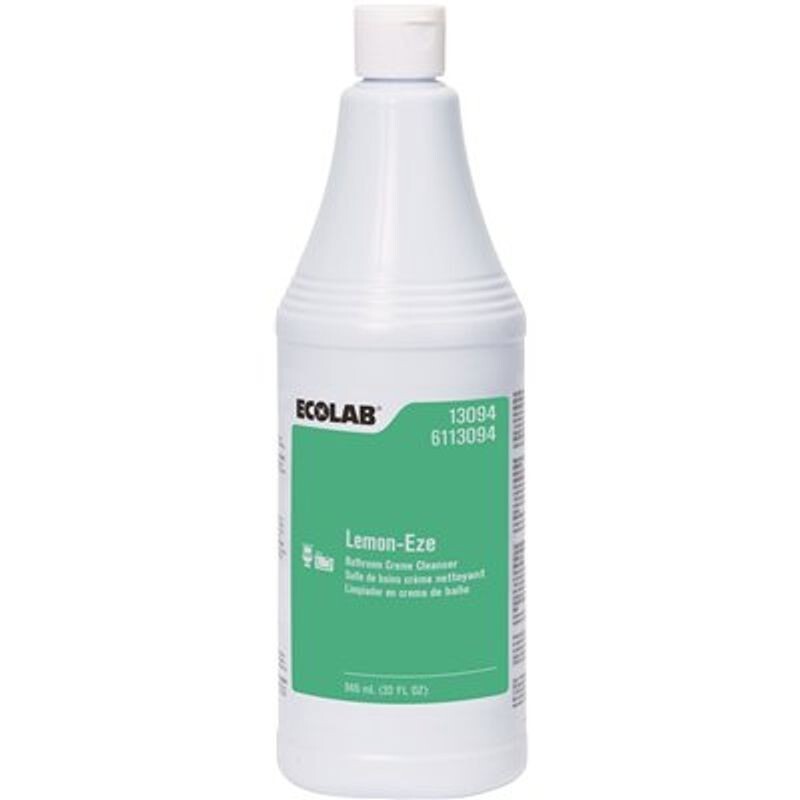 Ecolab 13094 LemonEze Cream Cleanser, Pro-Strength Lemon-Eze Blasts Grime, Gr…
