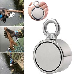 500LBS Fishing Magnet + Rope Kit Strong Neodymium Pulling Force Treasure Hunt