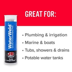J-B Weld 8277 WaterWeld Epoxy Putty Stick – 2 oz.