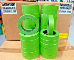 48 Rolls 1″ X 45 Yards Green Painters Masking Tape Quick Ship USA Made BLEMS
