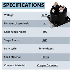 Dump Trailer Solenoid, Replacement for Intermittent Duty Monarch Bucher | 12V 4