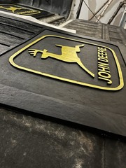 John Deere 24”x36” Rubber Mud Flaps For Heavy Equipment *NEW Not NOS**USA MADE*