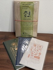 Traveler’s Factory KYOTO Edition Limited Leather Blue Cover＋3 Refills