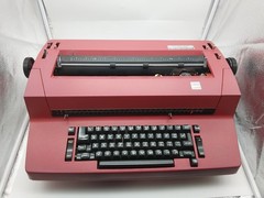 Vintage IBM Correcting Selectric II 2 Electric Typewriter Red *Parts Only*
