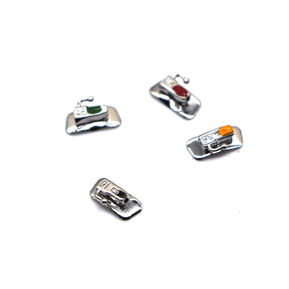 Dental orthodontic buccal tube color base mesh base bondable roth 018 80pcs/box
