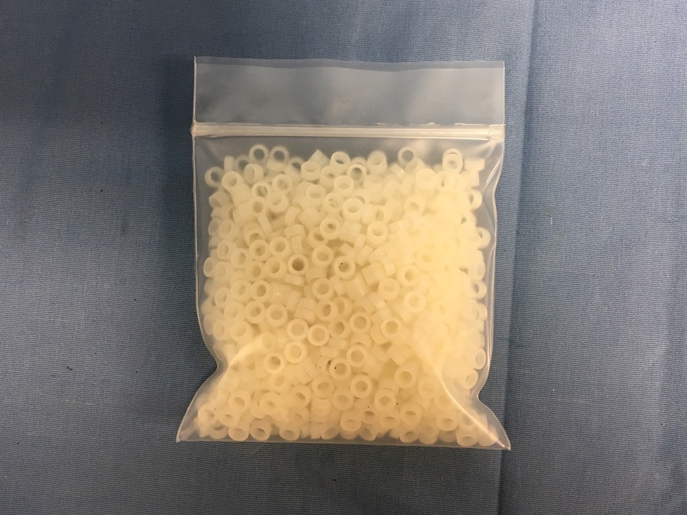 975 NEW 17W02517 Nylon Flat Washers 0.25-Inches in Diameter